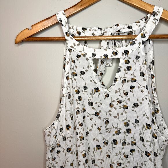Altar'd State Floral Tiered Tie Back Tank Size Medium - Picture 2 of 8